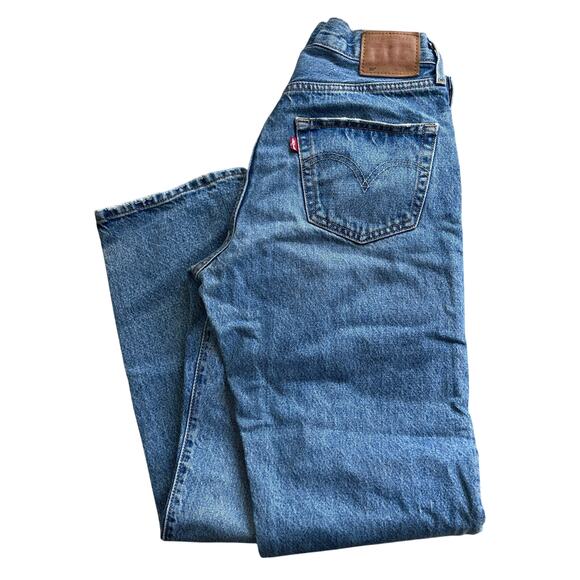 Levi’s Premium 501 Button Fly Waterless Jeans W26 L30 Light Wash Vintage - Picture 1 of 9